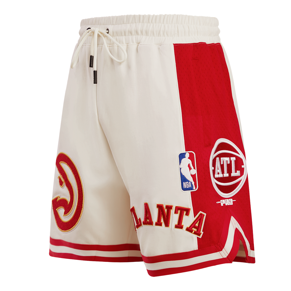 NBA ATLANTA HAWKS RETRO CLASSIC MEN'S 2.0 SHORT (EGGSHELL/ RED)