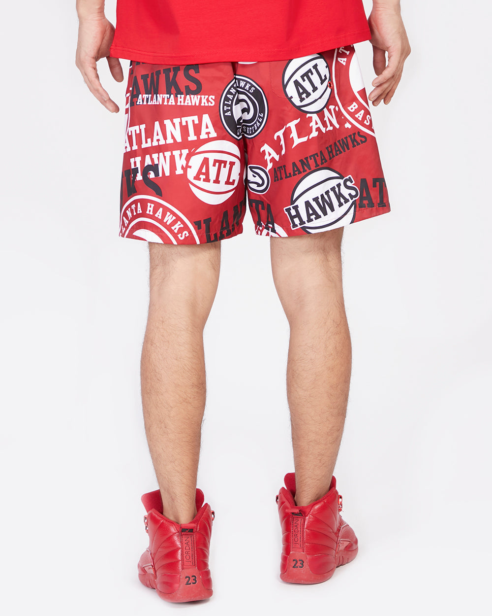 Short tissé NBA ATLANTA HAWKS TOSS LOGO pour homme (2AH)