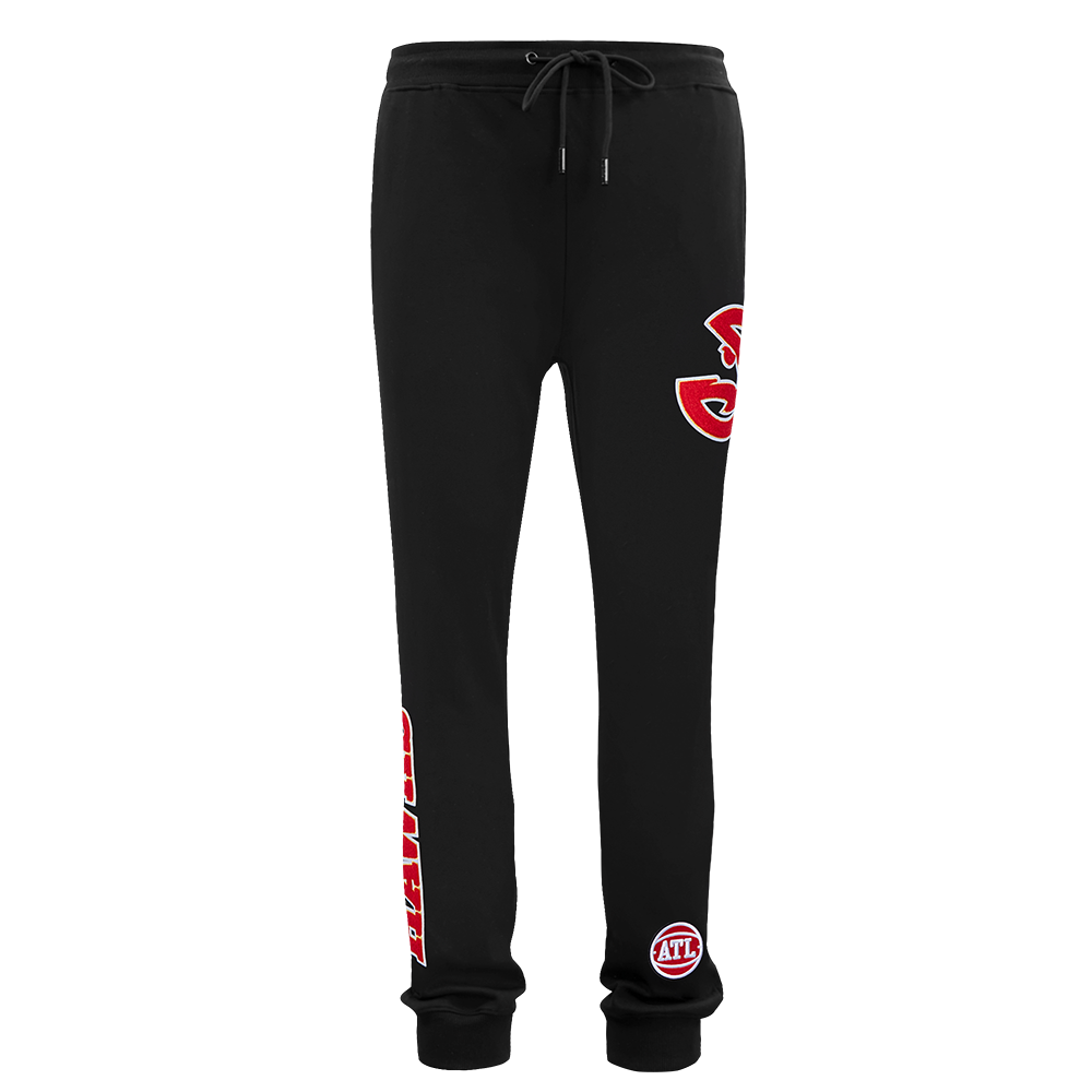 Jogging NBA ATLANTA HAWKS CLASSIC CHENILLE POUR HOMME (NOIR)