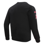 NBA ATLANTA HAWKS OLD ENGLISH CHANDAIL À COL ROND POUR HOMME (NOIR)