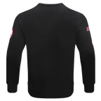 NBA ATLANTA HAWKS OLD ENGLISH CHANDAIL À COL ROND POUR HOMME (NOIR)