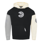 NBA ATLANTA HAWKS REVERSE FRENCH TERRY MEN'S COLORBLOCK FLEECE PULLOVER HOODIE