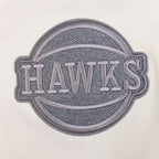 NBA ATLANTA HAWKS REVERSE FRENCH TERRY MEN'S CREWNECK SWEATSHIRT (EGGSHELL)
