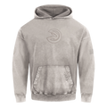 NBA ATLANTA HAWKS WASHED CLASSIC MEN'S PULLOVER HOODIE (WASHED WARM SLATE)