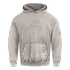 NBA ATLANTA HAWKS WASHED CLASSIC MEN'S PULLOVER HOODIE (WASHED WARM SLATE)