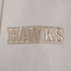 NBA ATLANTA HAWKS WASHED CLASSIC MEN'S PULLOVER HOODIE (WASHED WARM SLATE)