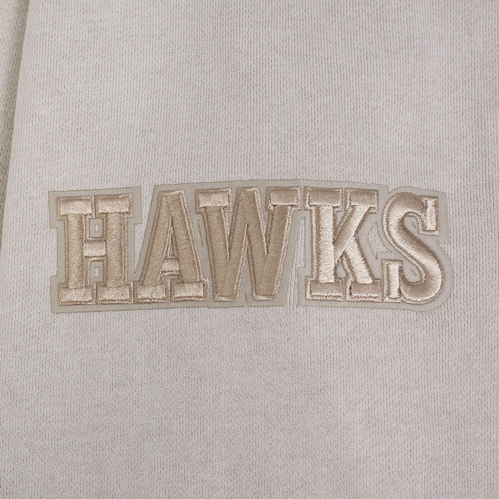 NBA ATLANTA HAWKS WASHED CLASSIC MEN'S PULLOVER HOODIE (WASHED WARM SLATE)