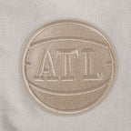 NBA ATLANTA HAWKS WASHED CLASSIC MEN'S PULLOVER HOODIE (WASHED WARM SLATE)