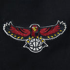 NBA ATLANTA HAWKS MODERN ORIGINALS MEN'S FLC PO HOODIE (BLACK)