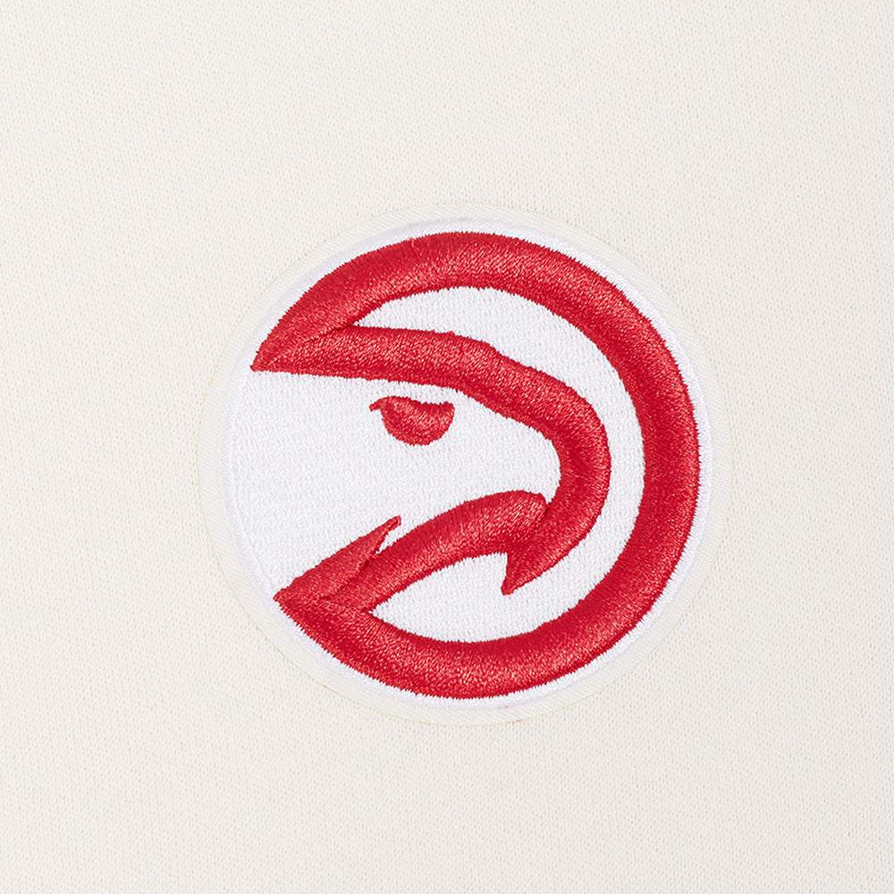 NBA ATLANTA HAWKS CLASSIC ICON MEN'S SWEATSHIRT (EGGSHELL)