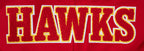 NBA ATLANTA HAWKS CLASSIC CHENILLE CHANDAIL À CAPUCHON EN MAILLE DOUBLE POUR HOMME (ROUGE)