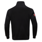 NBA ATLANTA HAWKS CLASSIC VESTE D'ENTRAÎNEMENT EN MAILLE DOUBLE POUR HOMME (NOIR)