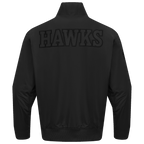 NBA ATLANTA HAWKS NEUTRAL MEN'S  TWILL JACKET (BLACK)