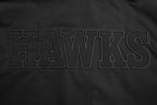 NBA ATLANTA HAWKS NEUTRAL MEN'S  TWILL JACKET (BLACK)