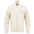 NBA ATLANTA HAWKS NEUTRAL MEN'S  TWILL JACKET (EGGSHELL)