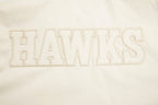 NBA ATLANTA HAWKS NEUTRAL MEN'S  TWILL JACKET (EGGSHELL)