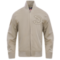 NBA ATLANTA HAWKS NEUTRAL BLOUSON EN SERGÉ POUR HOMME (TAUPE)