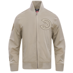 NBA ATLANTA HAWKS NEUTRAL BLOUSON EN SERGÉ POUR HOMME (TAUPE)