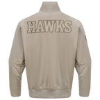 NBA ATLANTA HAWKS NEUTRAL BLOUSON EN SERGÉ POUR HOMME (TAUPE)