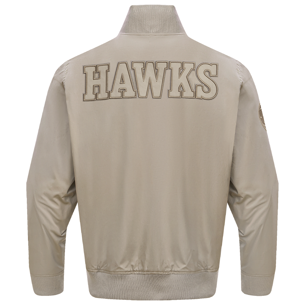 NBA ATLANTA HAWKS NEUTRAL BLOUSON EN SERGÉ POUR HOMME (TAUPE)