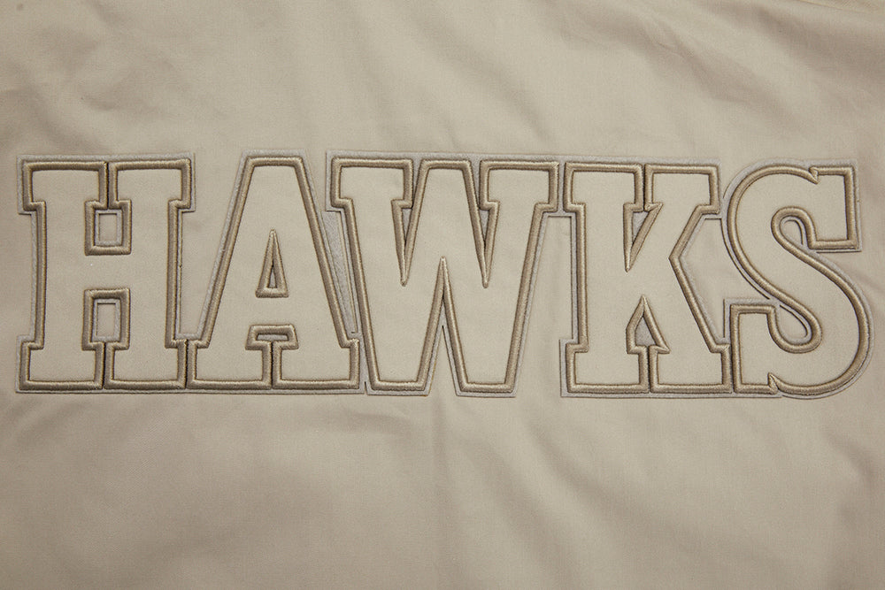 NBA ATLANTA HAWKS NEUTRAL BLOUSON EN SERGÉ POUR HOMME (TAUPE)