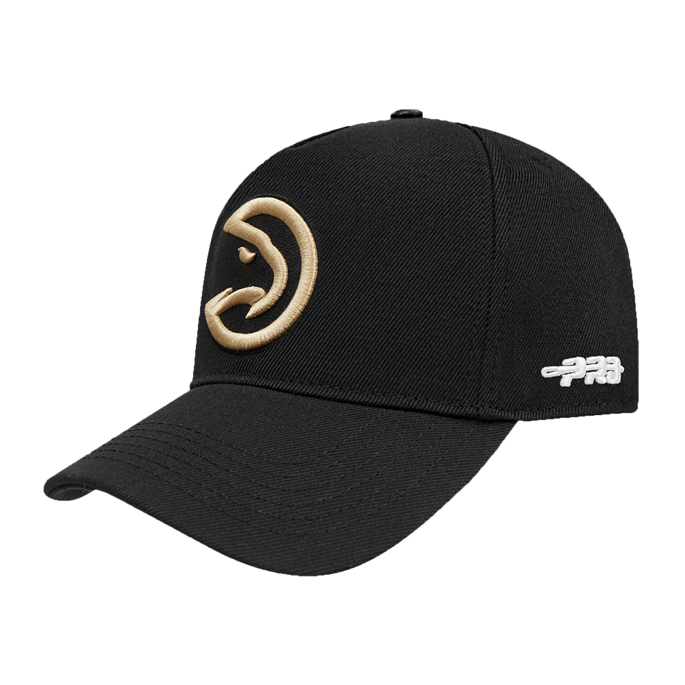 NBA ATLANTA HAWKS CITY EDITION 24-25 PINCH FRONT SNAPBACK HAT (BLACK)