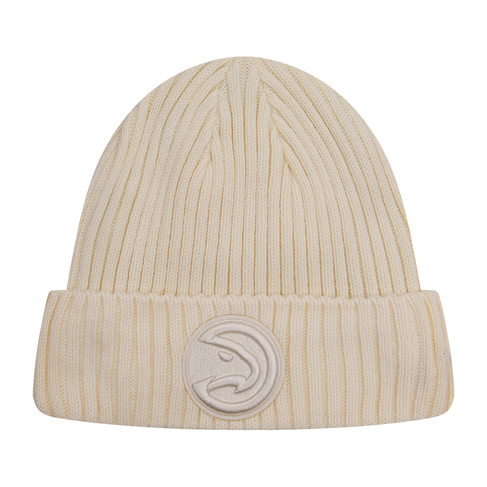 NBA ATLANTA HAWKS NEUTRAL BEANIE (EGGSHELL)