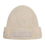 NBA ATLANTA HAWKS NEUTRAL BEANIE (EGGSHELL)