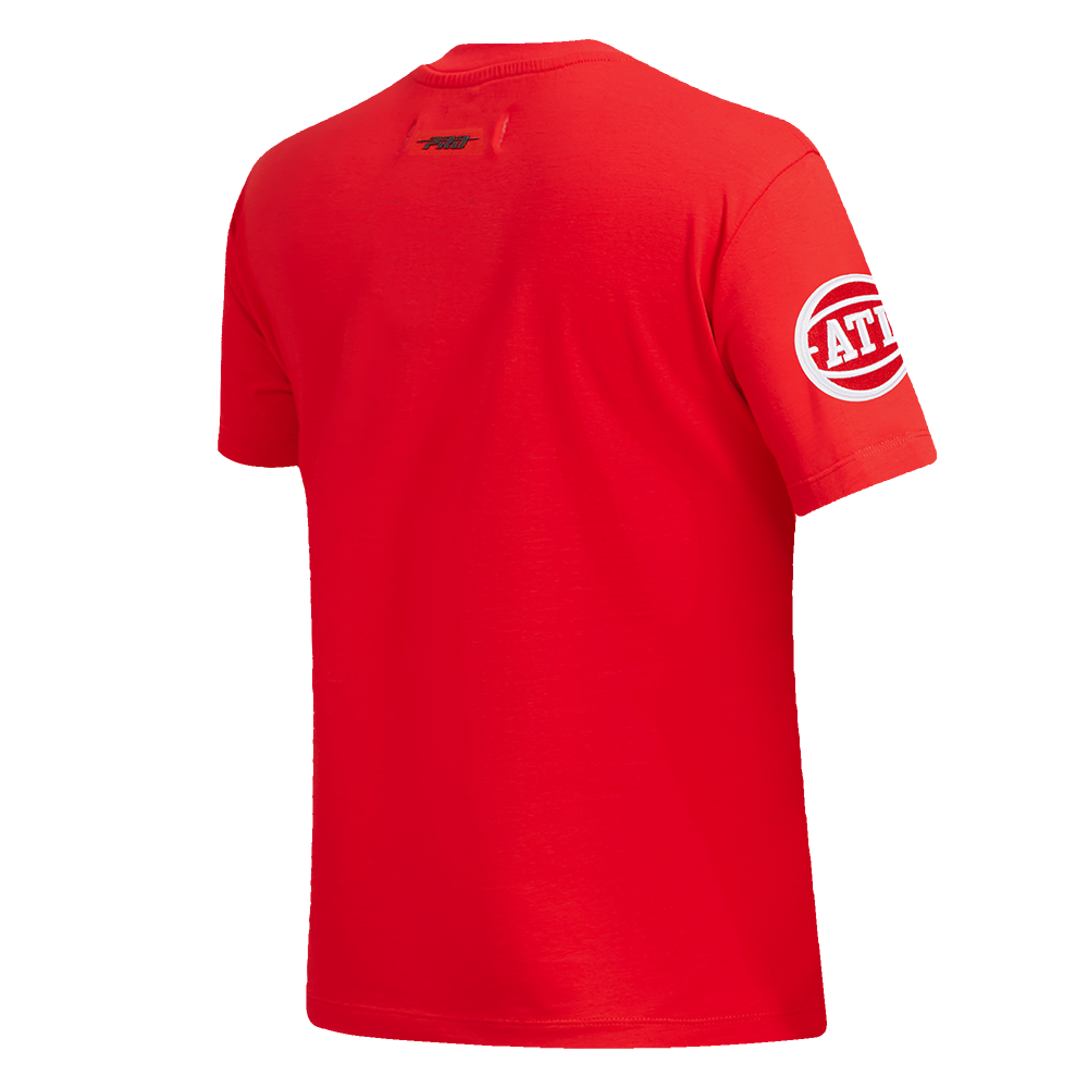 NBA ATLANTA HAWKS CLASSIC SHORT SLEEVE WOMEN'S SLIM FIT TEE (RED)