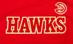 NBA ATLANTA HAWKS CLASSIC SHORT SLEEVE WOMEN'S SLIM FIT TEE (RED)