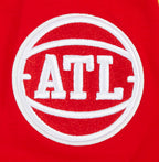 NBA ATLANTA HAWKS CLASSIC SHORT SLEEVE WOMEN'S SLIM FIT TEE (RED)