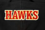 NBA ATLANTA HAWKS CLASSIC BIG BOY'S FLEECE FULL ZIP PULLOVER HOODIE (BLACK)