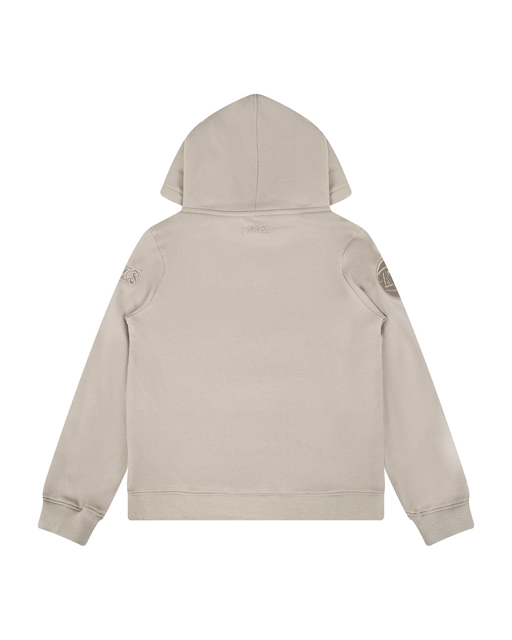 NBA ATLANTA HAWKS NEUTRAL BIG BOYS FLEECE PULLOVER HOODIE (TAUPE)