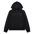 NBA ATLANTA HAWKS TRIPLE BLACK CHANDAIL À CAPUCHON EN MOLLETON POUR GARÇON JUNIOR (NOIR)