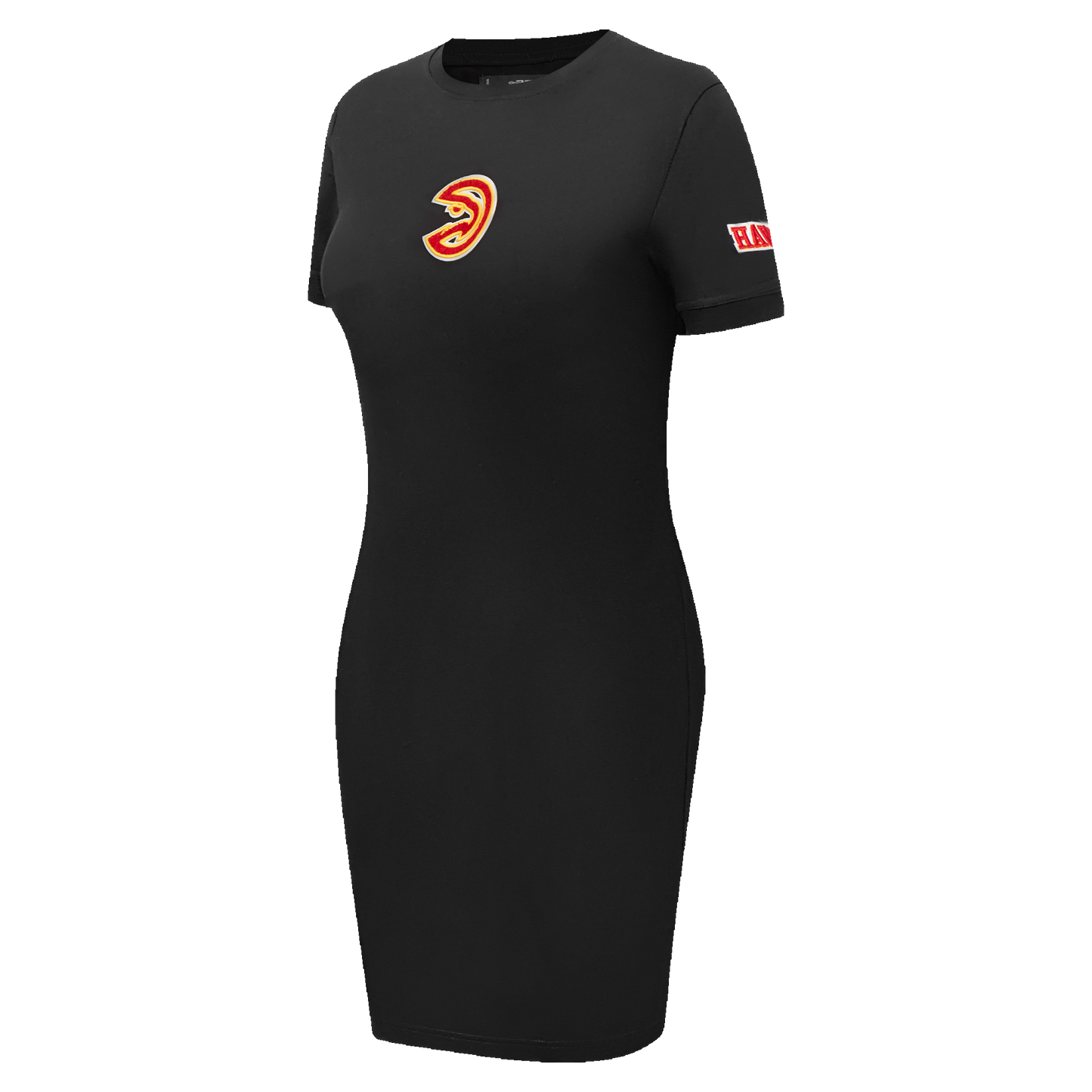 NBA ATLANTA HAWKS CLASSIC WOMEN'S BODYCON DRESS (BLACK)