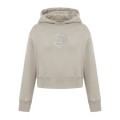 NBA ATLANTA HAWKS NEUTRAL BIG GIRL'S FLC PO HOODIE (TAUPE)