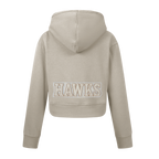 NBA ATLANTA HAWKS NEUTRAL BIG GIRL'S FLC PO HOODIE (TAUPE)