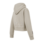 NBA ATLANTA HAWKS NEUTRAL BIG GIRL'S FLC PO HOODIE (TAUPE)