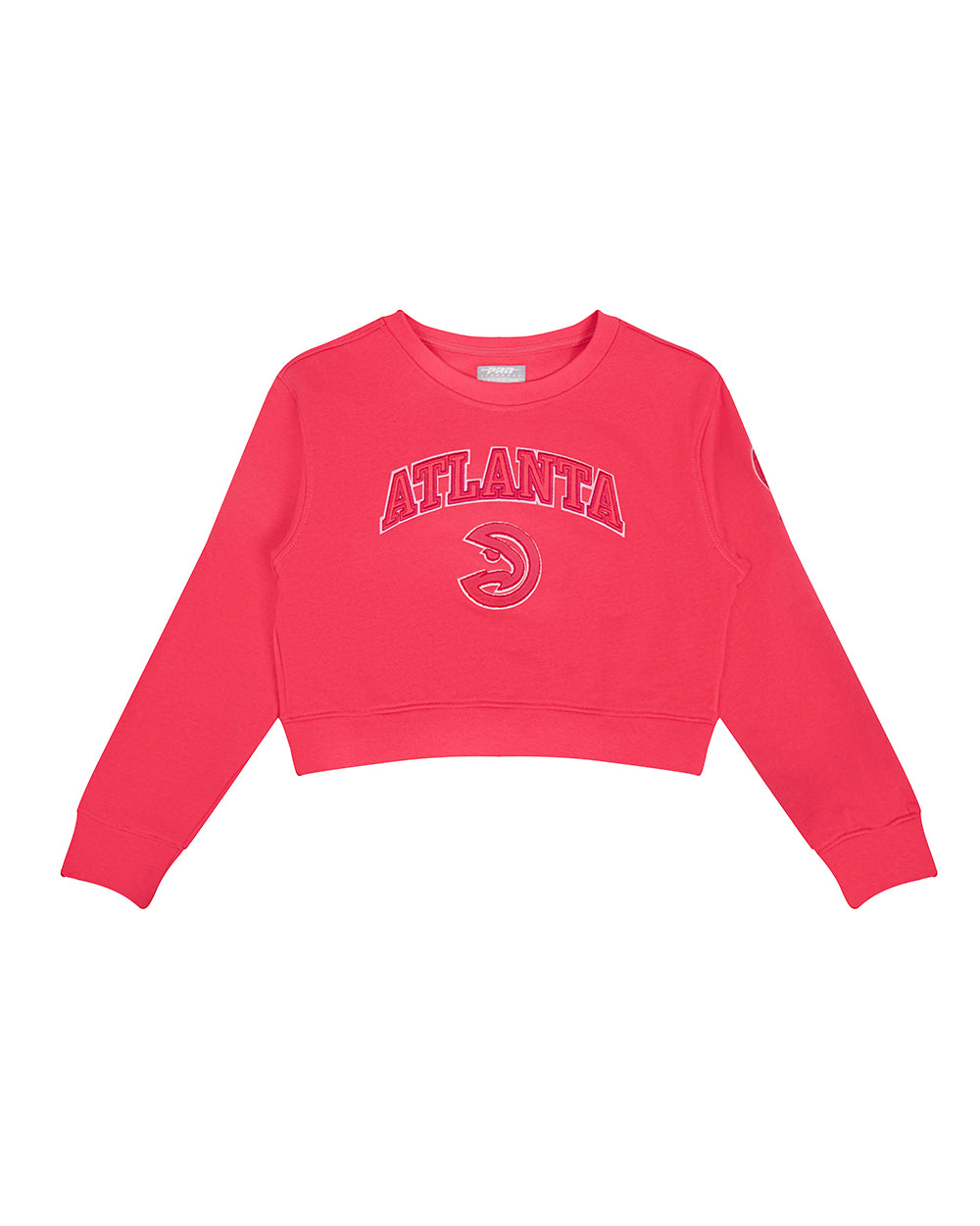 NBA ATLANTA HAWKS CHANDAIL À COL ROND TRIPLE ROSE EN MOLLETON POUR FILLE JUNIOR (VIOLET BETTERAVE)