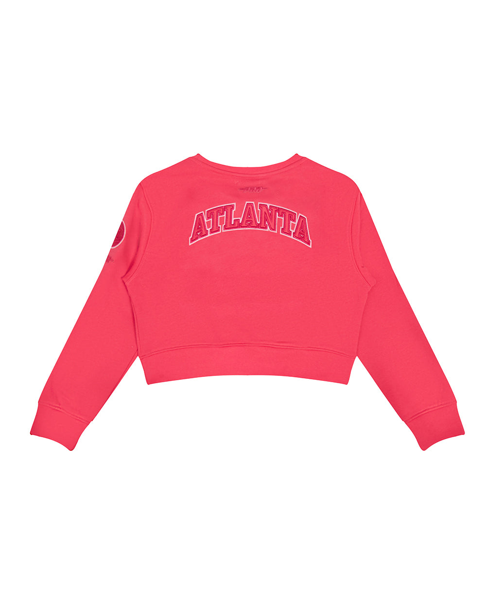 NBA ATLANTA HAWKS CHANDAIL À COL ROND TRIPLE ROSE EN MOLLETON POUR FILLE JUNIOR (VIOLET BETTERAVE)