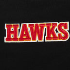 NBA ATLANTA HAWKS WINGSPAN WOMEN'S FLEECE CREWNECK (BLACK)
