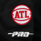 NBA ATLANTA HAWKS WINGSPAN WOMEN'S FLEECE CREWNECK (BLACK)