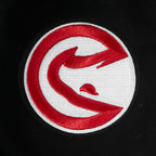 NBA ATLANTA HAWKS WINGSPAN WOMEN'S FLEECE CREWNECK (BLACK)