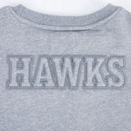 NBA ATLANTA HAWKS NEUTRAL CHANDAIL À COL ROND EN MOLLETON POUR FEMME (GRIS CHINÉ FONCÉ)