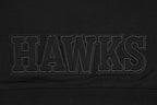 NBA ATLANTA HAWKS NEUTRAL CHANDAIL À CAPUCHON COURT POUR FEMME (NOIR)