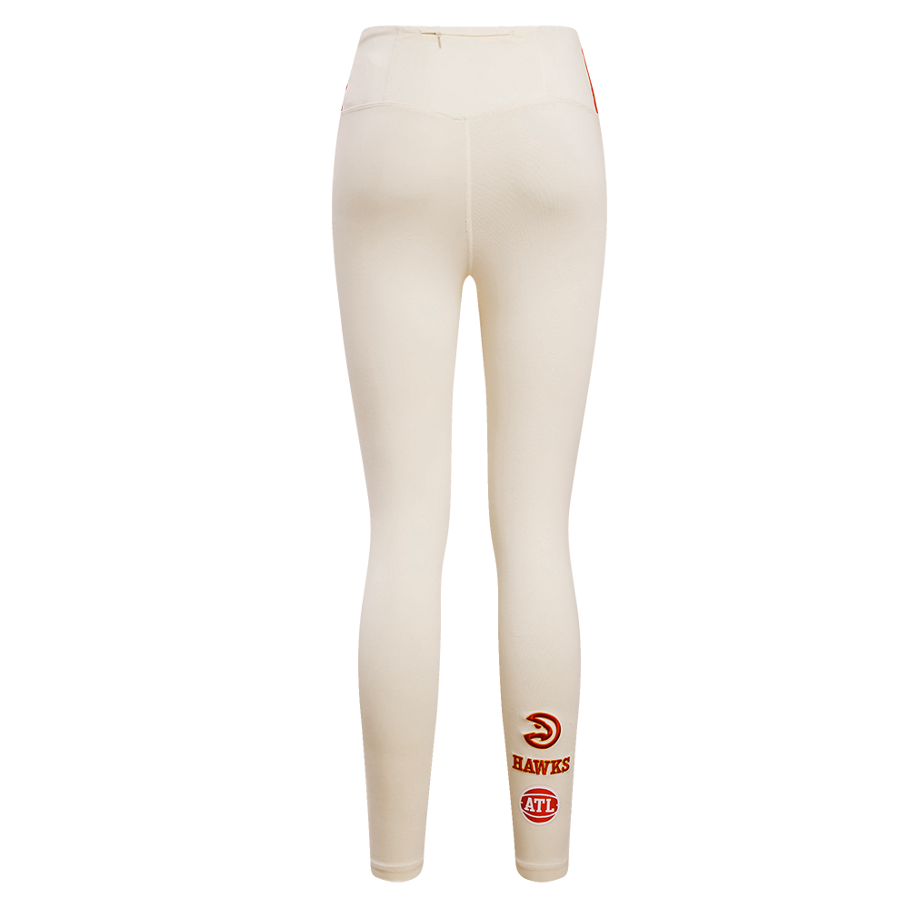 NBA ATLANTA HAWKS RETRO CLASSIC WOMEN'S JERSEY LEGGING (EGGSHELL)