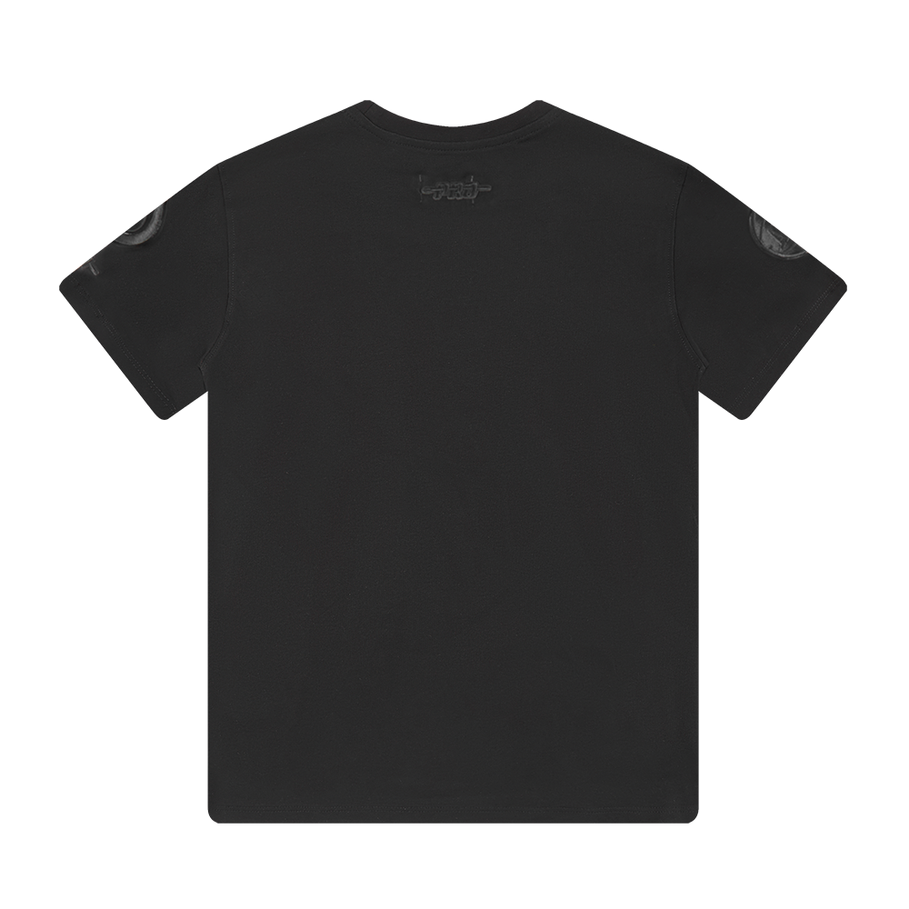 NBA ATLANTA HAWKS TRIPLE BLACK LITTLE BOYS SHORT SLEEVE TEE (BLACK)