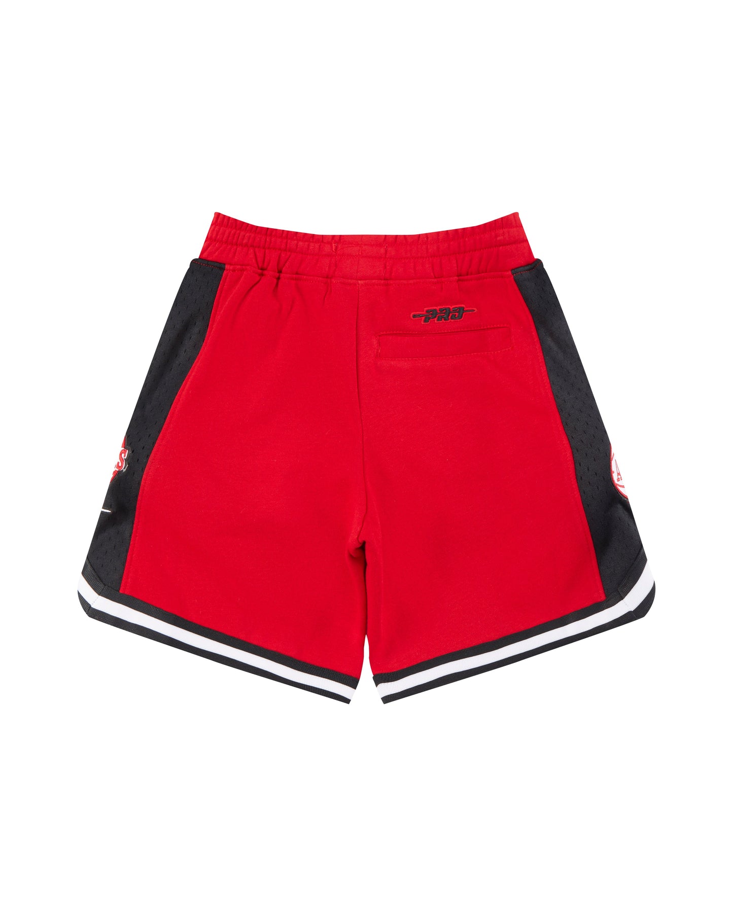 NBA ATLANTA HAWKS CLASSIC LITTLE BOYS FLEECE 2.0 SHORT (BLACK/RED)