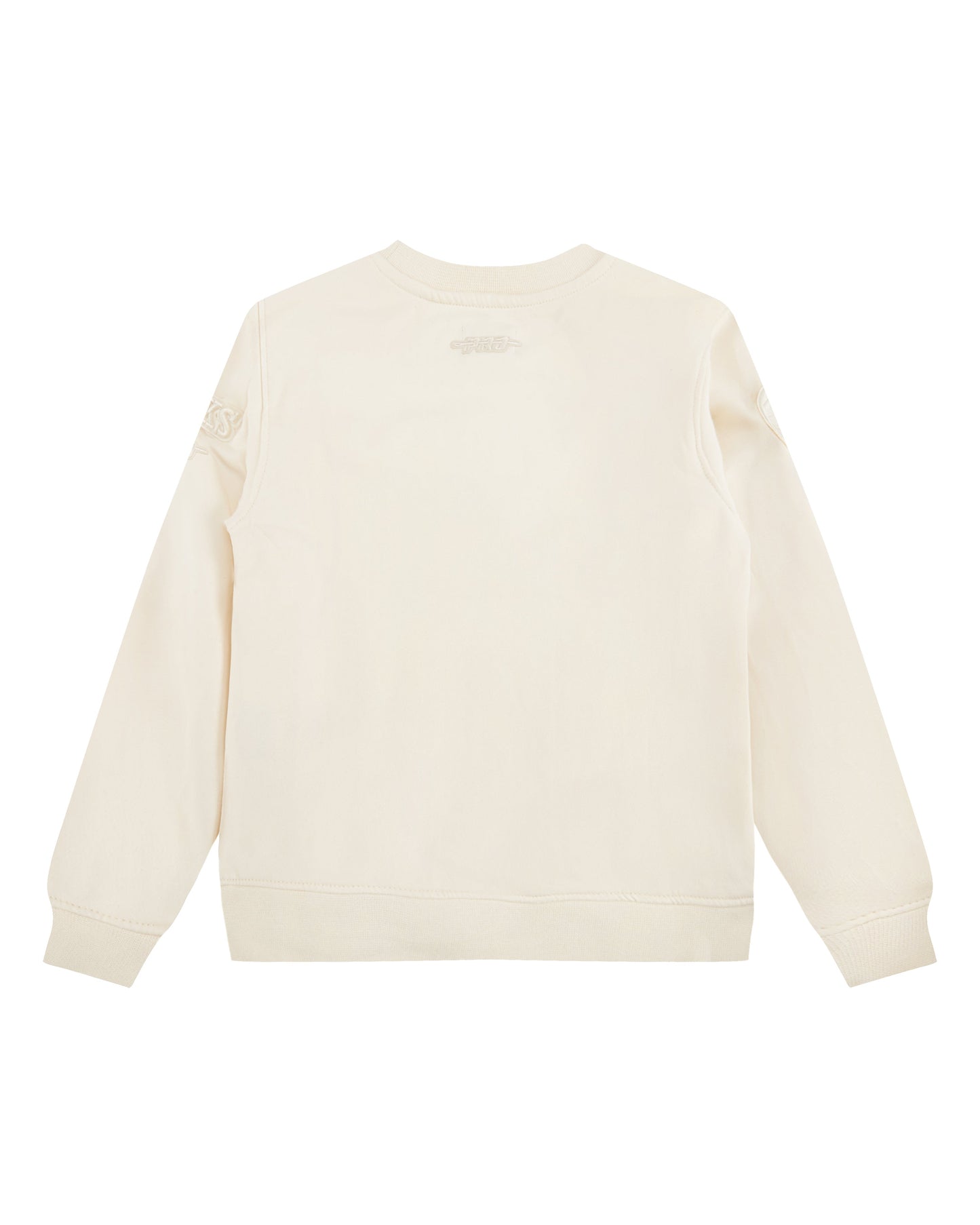 NBA ATLANTA HAWKS NEUTRAL LITTLE BOYS FLEECE CREWNECK (EGGSHELL)