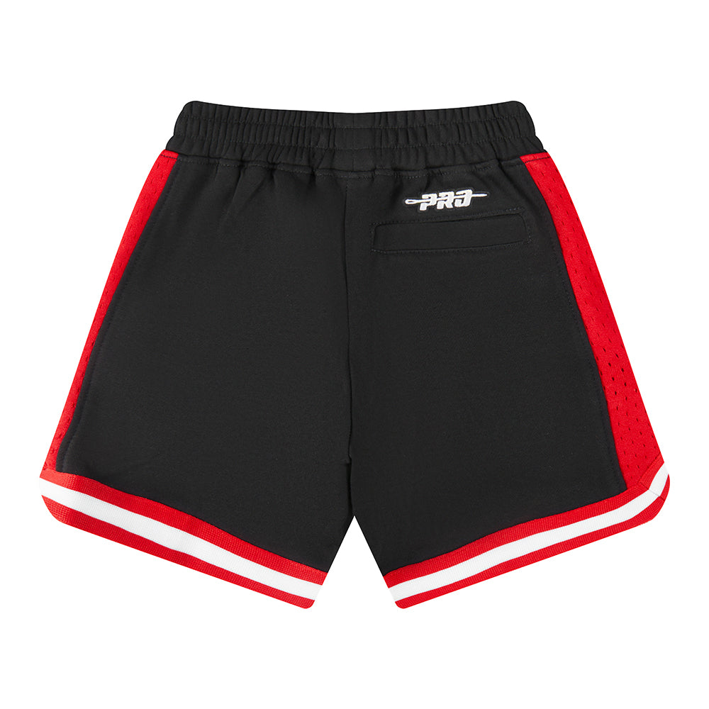 NBA ATLANTA HAWKS CLASSIC TODDLER BOYS FLEECE 2.0 SHORT (BLACK/RED)